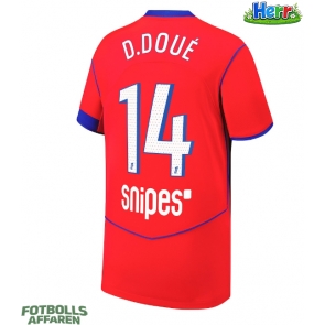 Paris Saint-Germain Desire Doue #14 Tredje Tröja 2025-26 Kortärmad